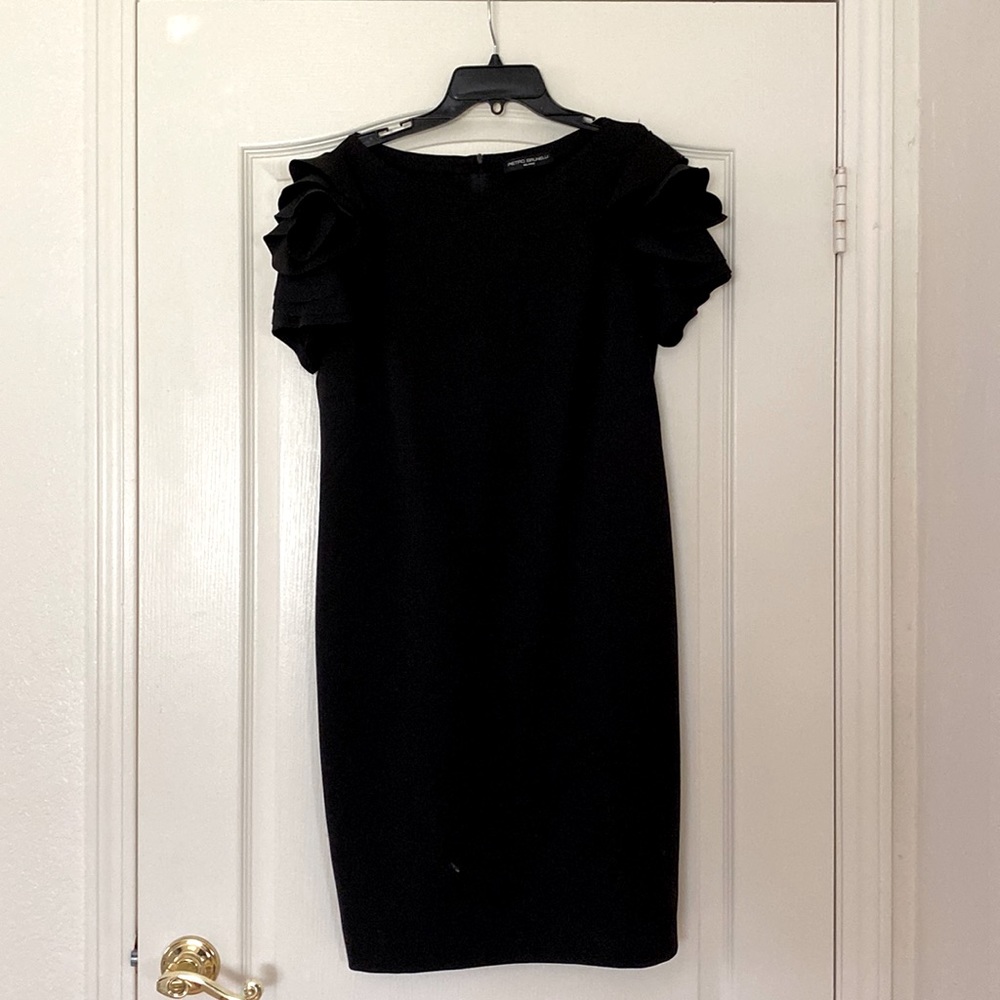 Pietro Brunelli Salisburgo designer black dress, Used.